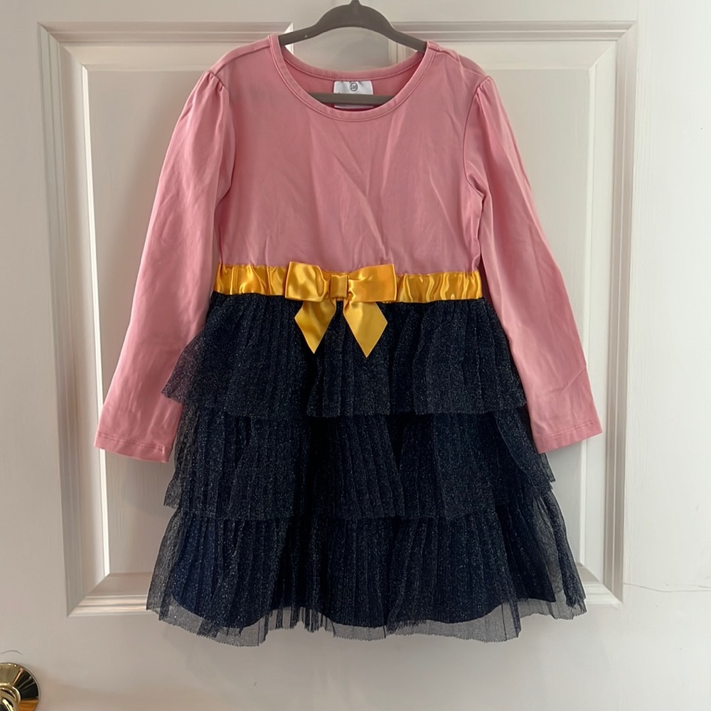 Hanna Andersson shimmer dress w/tulle